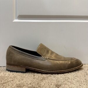 Cole Haan Shoes Mens Size 10 Brown Leather Slip On Dress Oxford Comfort C0471